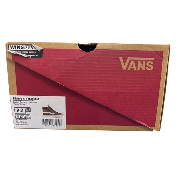 Vans Men's Filmore Hi Vansguard Skate Shoes Dachshund Marshmallow Size 8 New - Picture 10 of 10
